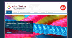 Desktop Screenshot of keshavchemicals.com
